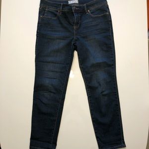 Free People Ankle Jeans. Slightly distressed.